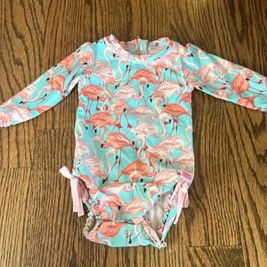 Ruffle Butts 6-12m Flamingo Bathing Suit